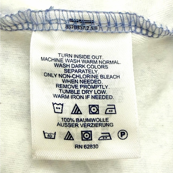 Lands’ End 100% Cotton Paisley Nightgown XL Long Sleeve Soft Knit - Picture 5 of 5